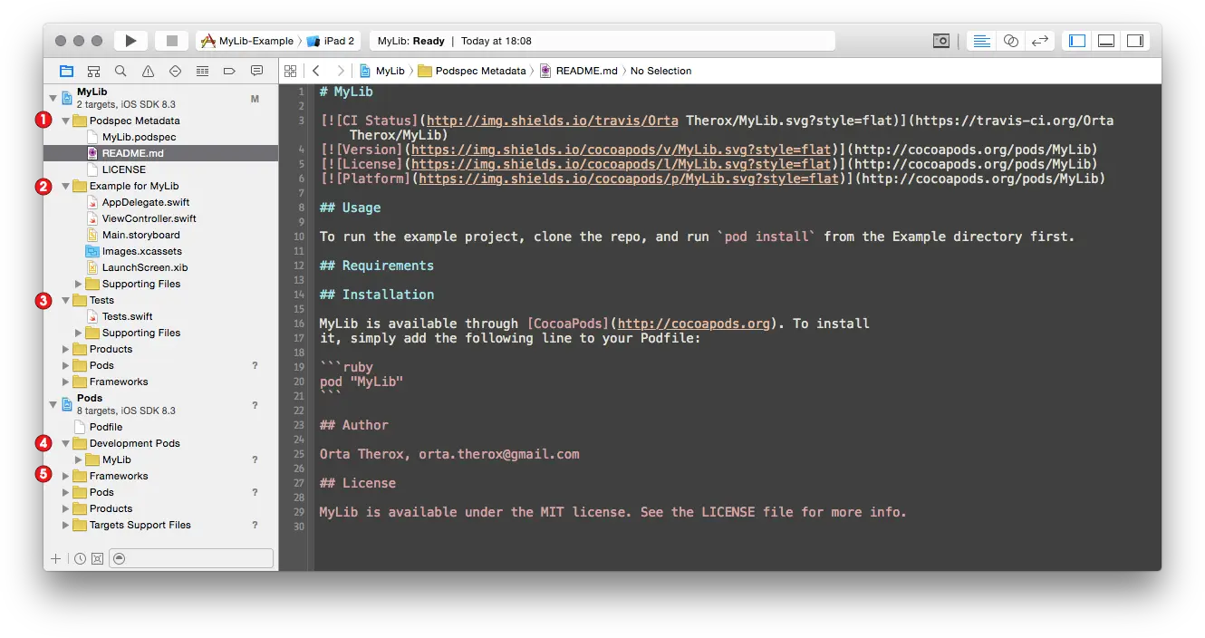 CocoaPods使用指南-制作一个Pod库